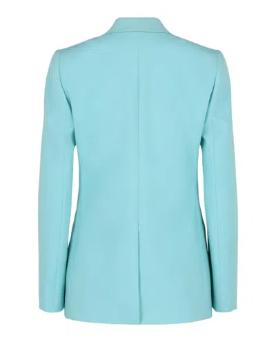 Givenchy Long-sleeved Suit Jacket In Blue