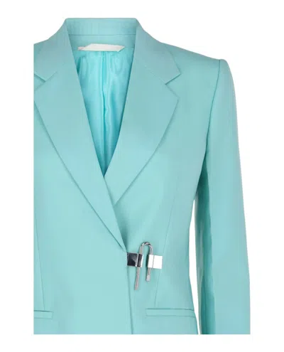 Givenchy Long-sleeved Suit Jacket In Blue
