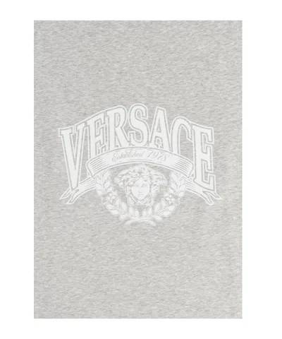Versace Logo-graphic Blanket In White