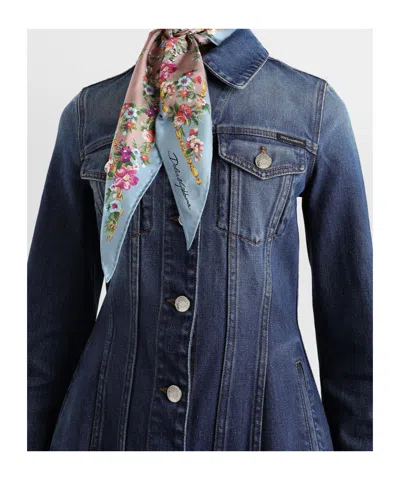 Dolce & Gabbana Denim Single-breasted Jacket In Multi