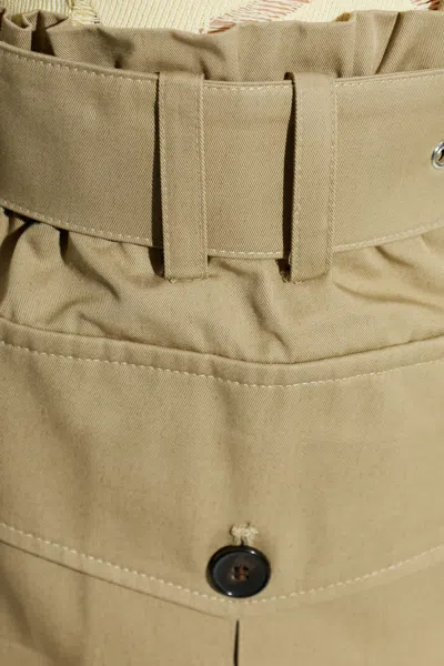 Iro Belt Loop Mini Skirt In Brown
