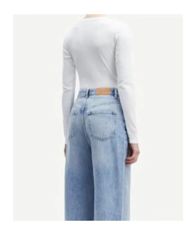 Samsoe & Samsoe Long-sleeved T-shirt In White