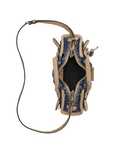 Marc Jacobs The Small Cristina Denim Suede Satchel In Blue