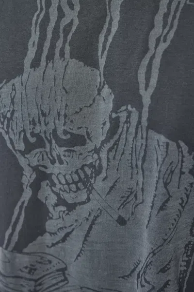 Our Legacy Men S Box T-shirt Angry Fan Mail Print In Gray