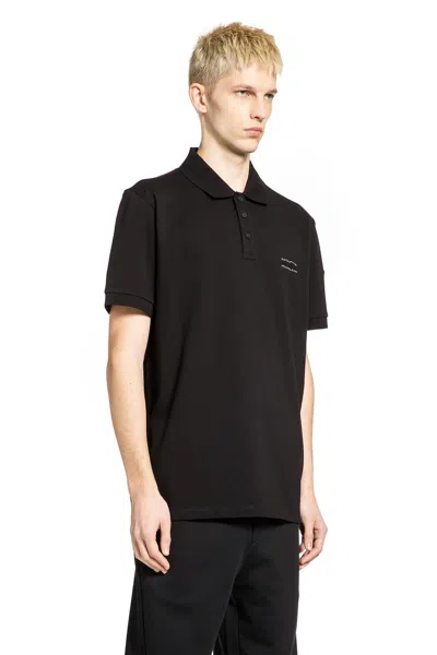 Moncler Polo T-shirt With Logo-patch In Multi