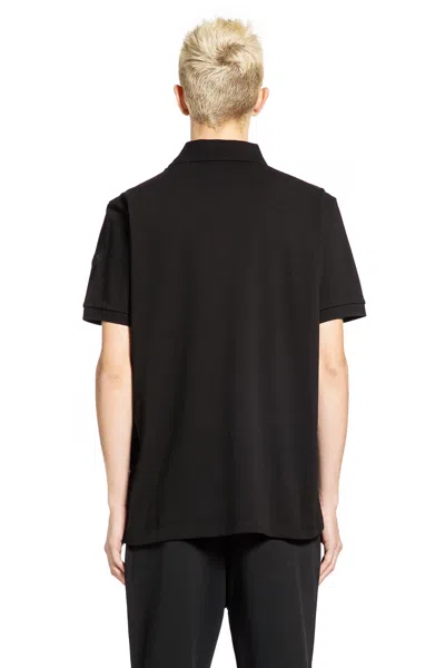 Moncler Polo T-shirt With Logo-patch In Multi