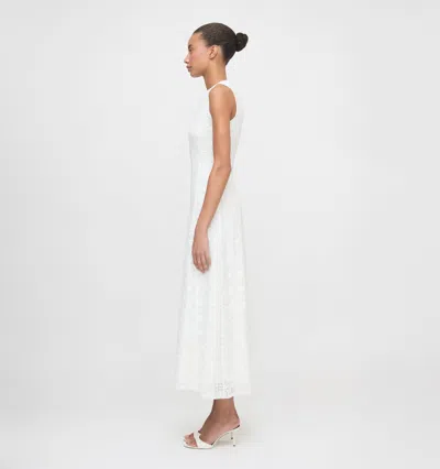 Hill House Home Leanne Paneled Lace Maxi Dress In Neutral
