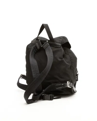 Prada Tessuto Backpack In Black