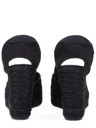 Castaã±er Carina Canvas Espadrilles In Black