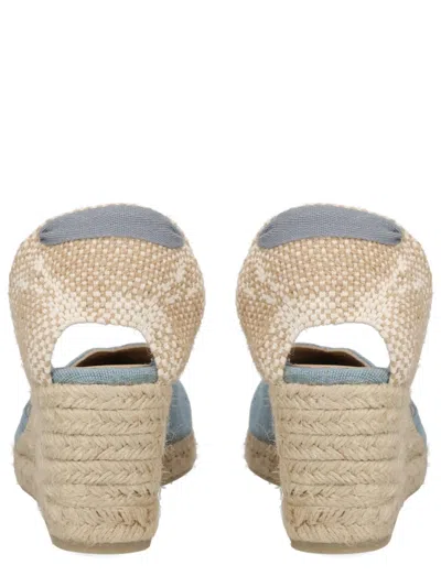 Castaã±er Chiara 110mm Wedge Espadrilles In Multi