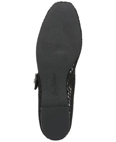 Sam Edelman Michaela Mesh Mary Jane Flats In Black