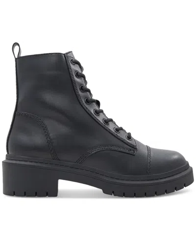 Aldo Goer Cap Toe Combat Boot In Black