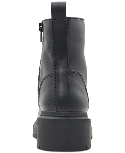 Aldo Goer Cap Toe Combat Boot In Black