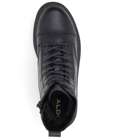 Aldo Goer Cap Toe Combat Boot In Black