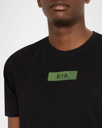 Rta Men & Apos;s Binary Code Cotton Logo T-shirt In Black