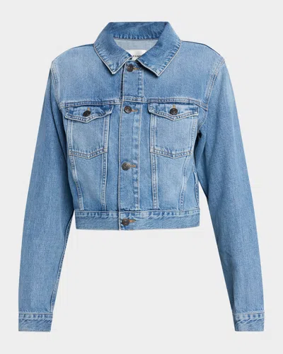 Frame The Off Duty Denim Trucker Jacket In Multi