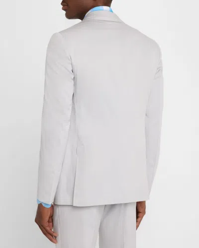 Kiton Men's Solid Cashmere Blazer In Gray