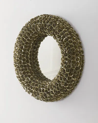 Neiman Marcus Rose Mirror In Brown