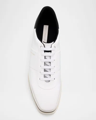 Stella Mccartney Sneak-elyse 80mm Vegan Leather Platform Sneakers In White