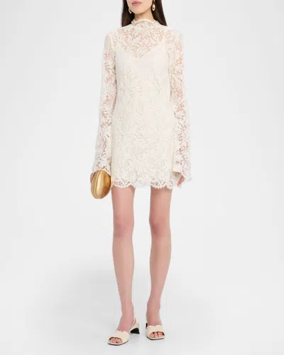 A.l.c Eden Lace Detailing Dress In White