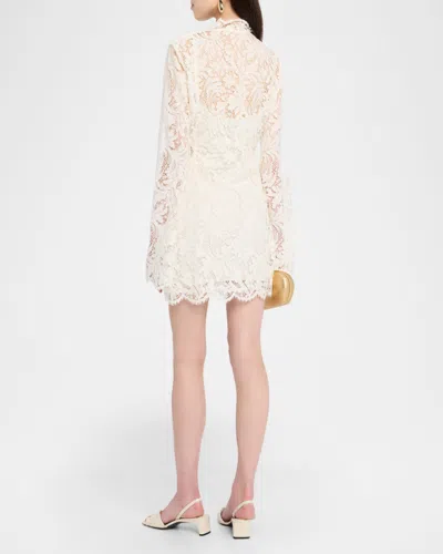A.l.c Eden Lace Detailing Dress In White