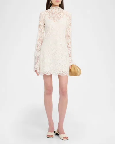 A.l.c Eden Lace Detailing Dress In White