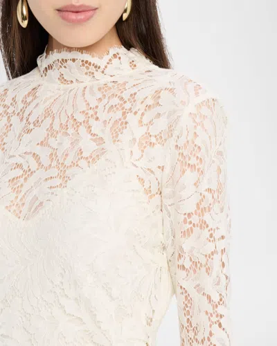 A.l.c Eden Lace Detailing Dress In White
