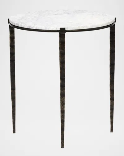 Interlude Home Como Side Table In Black