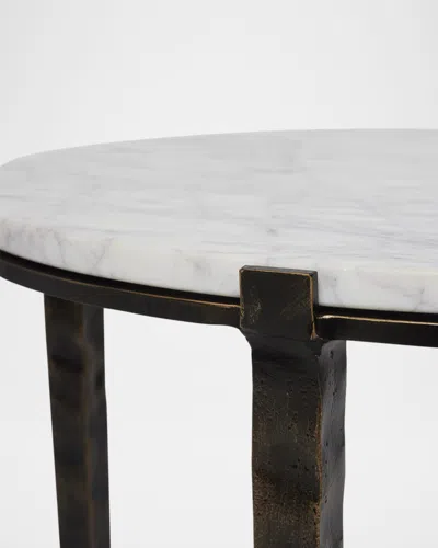 Interlude Home Como Side Table In Black