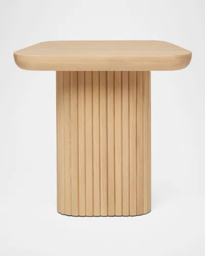 Interlude Home Carrabelle Side Table In Brown