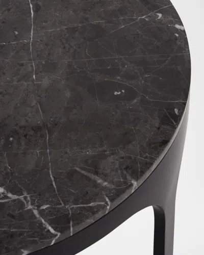 Interlude Home Camilla Side Table In Black