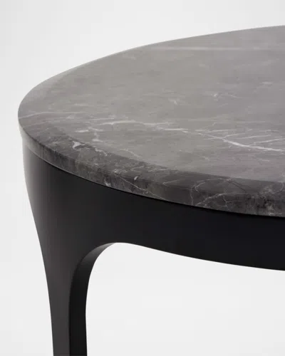 Interlude Home Camilla Side Table In Black