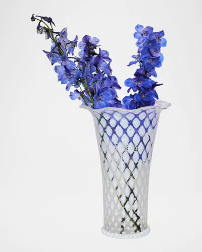 Juliska Trellis 9" Flared Vase In Multi