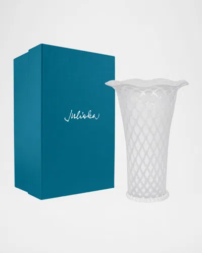 Juliska Trellis 9" Flared Vase In Multi