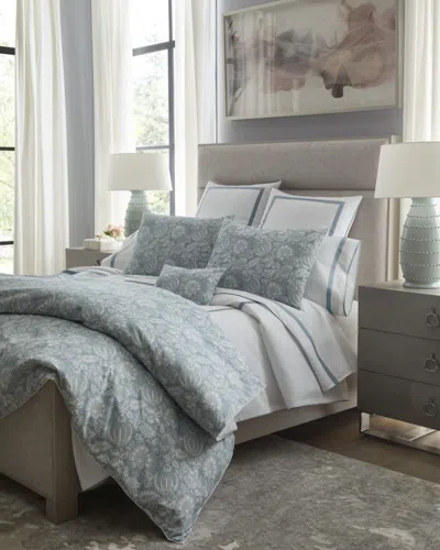 Matouk Louise Flat Sheet, Full-queen In White