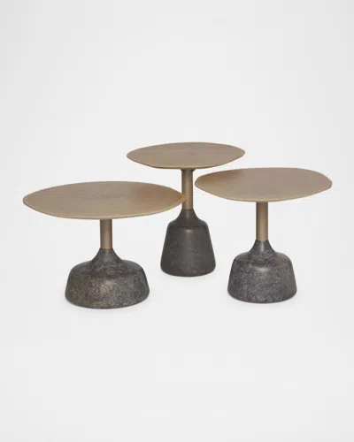 Interlude Home Sacha Medium Bunching Cocktail Table In Brown
