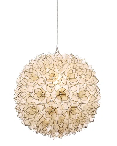 Neiman Marcus Capiz-shell 1-light Pendant In Multi