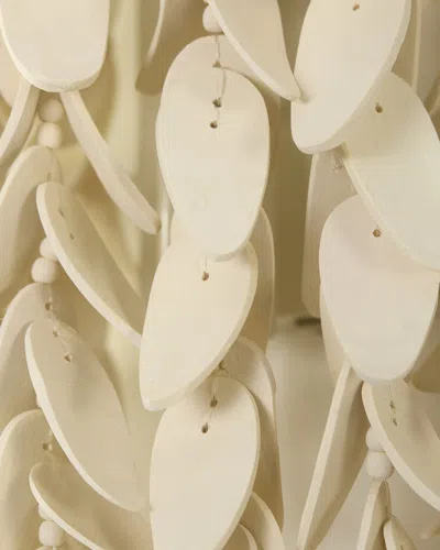 Neiman Marcus Coco Petal 2-light Sconce In White