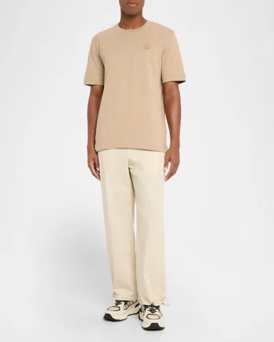 Moncler Short-sleeved T-shirt In Neutral