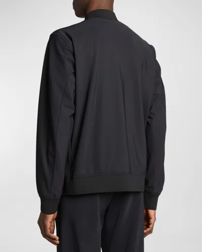Theory Murphy Precision Slim Fit Bomber Jacket In Black