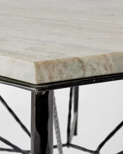 Arteriors Estrella Hexagonal Dining Table, 62.5" In White