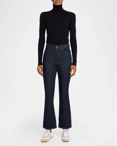 Chloé White Calf Leather Bos Taurus Athletic Sneakers In Multi