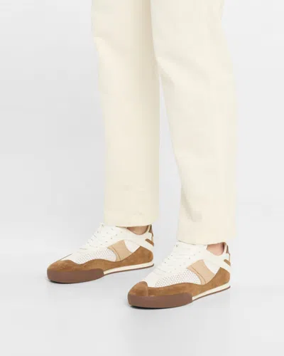 Chloé Kick Mesh And Leather Low-top Sneakers In Multi