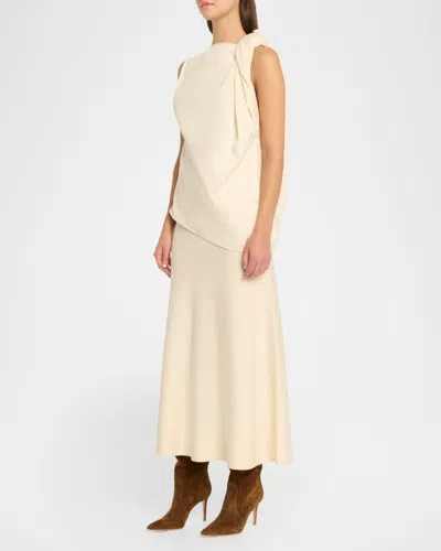 Gianvito Rossi Hansen Suede Pointed-toe Knee Boots In Brown