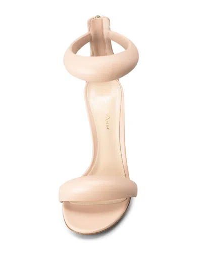 Gianvito Rossi Bijoux 105mm Puffy Napa Ankle-cuff High-heel Sandals In Peach