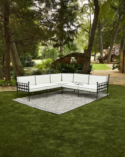 Neiman Marcus Avery Sectional Set In White