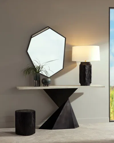 Arteriors Valder Console Table In Black