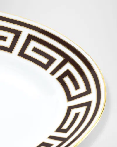 Ginori 1735 Labirinto Ebano Oval Flat Platter In Multi