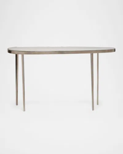 Interlude Home Jan Console Table In Gold