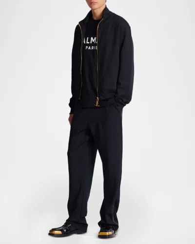 Balmain Drawstring-fastening Sweatpants In Black